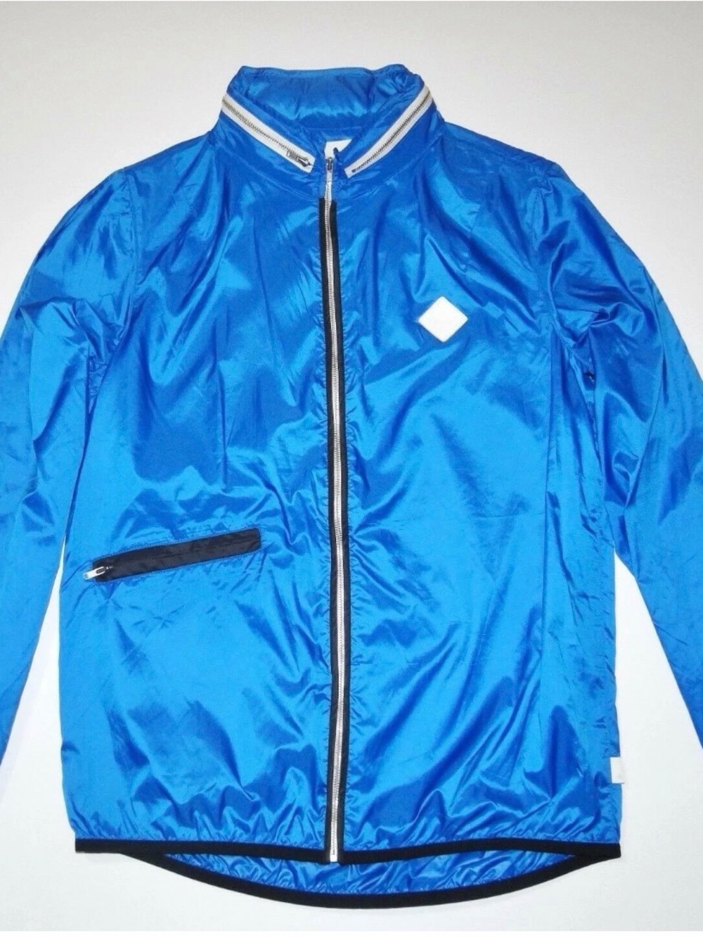 Burton Women's Birdie Full Zip Running Rain Bright Blue Windbreaker Jacket